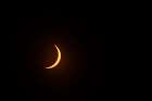 USA, Arkansas. The Total Solar Eclipse of April 8, 2024, Partial Totality Art Print